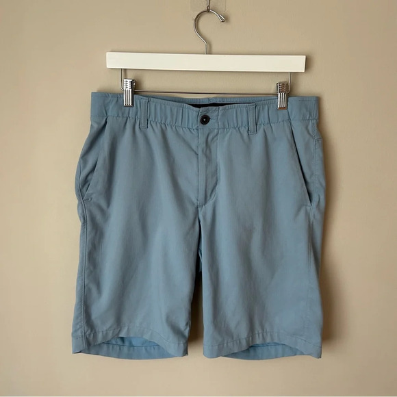 Under Armour UA Match Blue Clear Golf Shorts Men’s Size 34 Waist - Picture 1 of 6